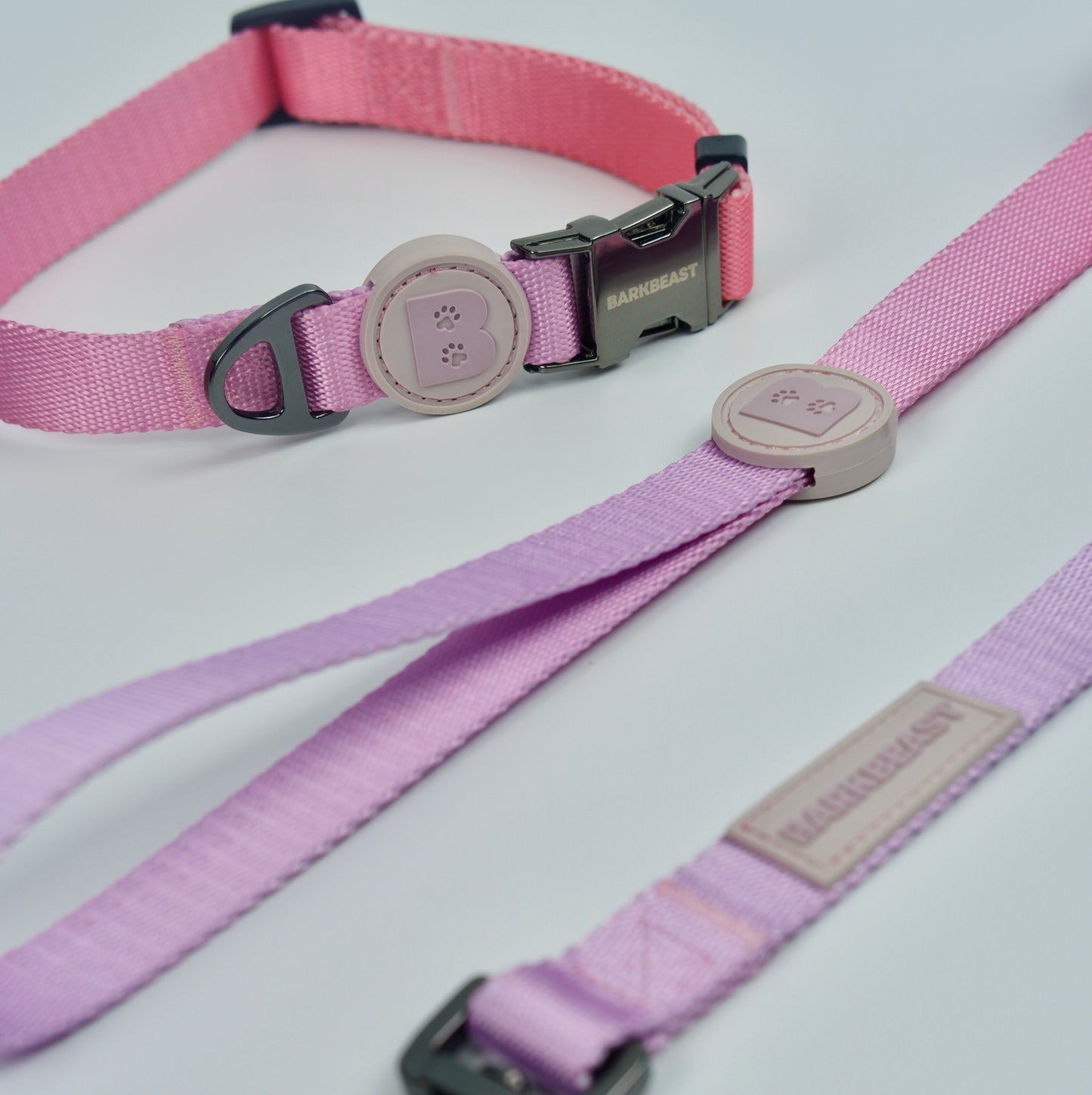 Collar & Leash Set in Cotton Candy